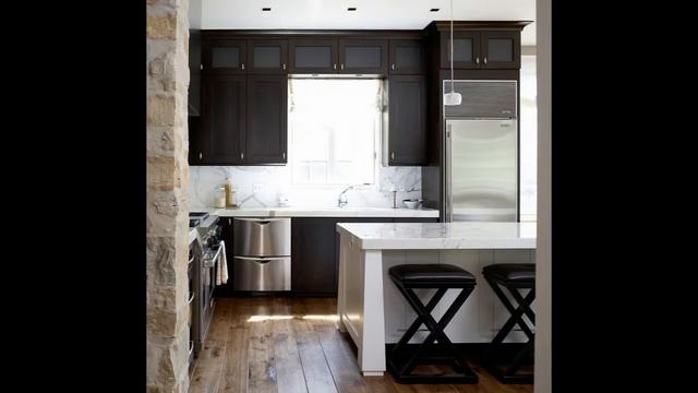 Дизайн КУХНИ площадью 4 и 5 м2 с холодильником смотреть онлайн