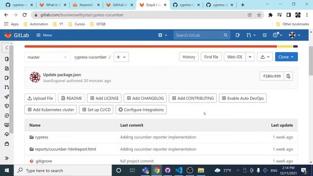 Ejecuta PRUEBAS AUTOMATIZADAS con GITLAB y CYPRESS | Tutorial de Cypress смотреть онлайн