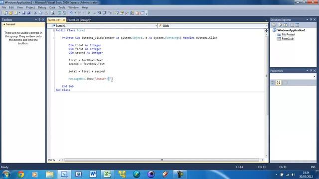 Learn Visual Basic - #6 - Math Functions смотреть онлайн