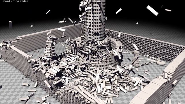 2nd Kapla demo from NVidia PhysX. 4K смотреть онлайн