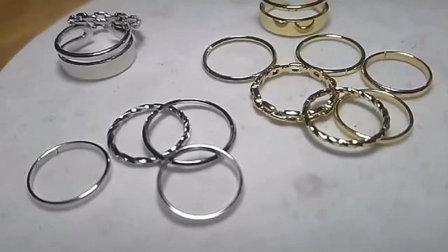 Модный набор колец для девушек, очень дешево смотреть онлайн