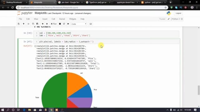 Matplotlib Bangla Tutorial 6 || Pie chart смотреть онлайн