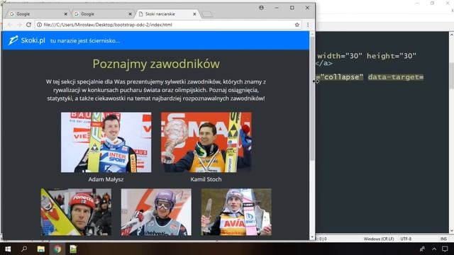 Kurs Bootstrap (#2) Belka nawigacyjna (navbar) смотреть онлайн