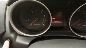 Сброс ПРОЙДИТЕ ТЕХОБСЛУЖИВАНИЕ на дисплее Mitsubishi ASX