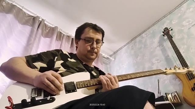 Самодельное соло на самодельной гитаре,DIY в общем ? смотреть онлайн