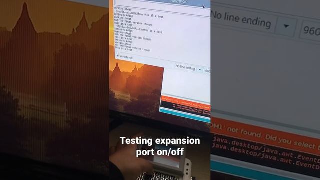 Testing expansion port on/off смотреть онлайн