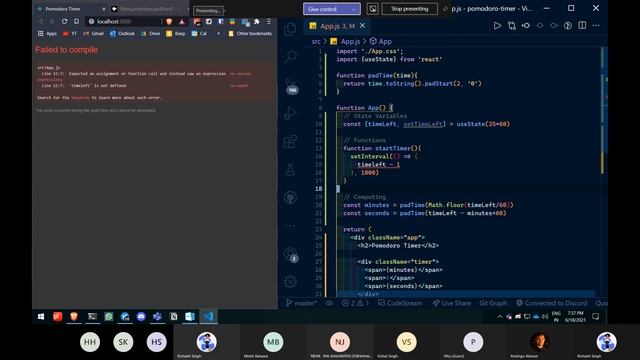 Build a Pomodoro Timer with React & Deploy to Heroku | #BuildWithMe смотреть онлайн