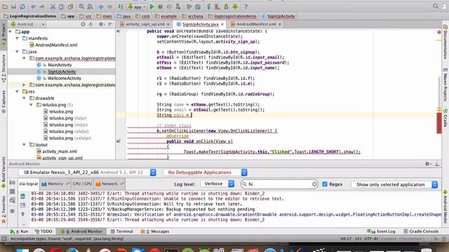 Working with RadioButton, Toast in Android смотреть онлайн