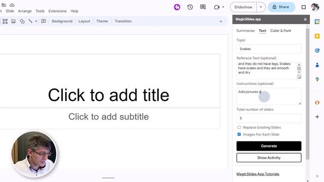 Create a Google Slides in less than a minute with AI смотреть онлайн