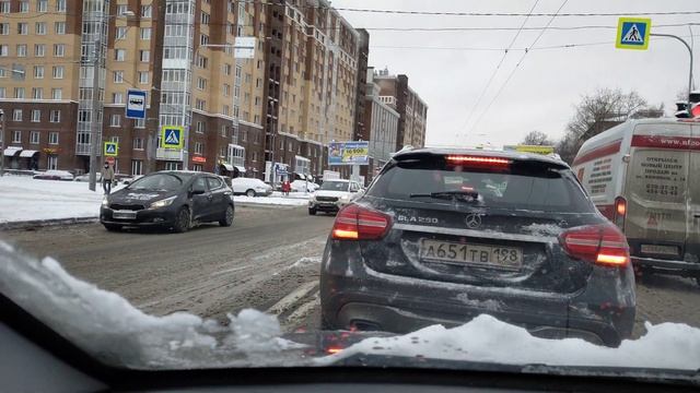 03 февраля 2021 г. Снегопад в Санкт-Петербурге смотреть онлайн