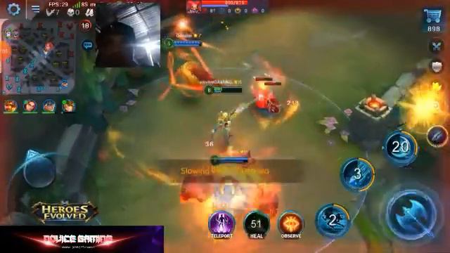 noviceGAMING in heroes evolved using menerva archer hero смотреть онлайн