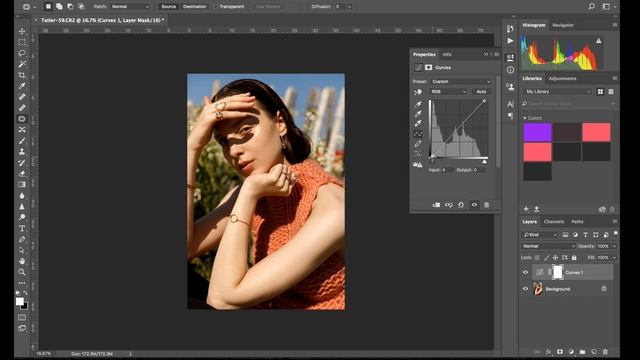 How to Retouch Direct Sunlight Portraits in Photoshop CC and Lightroom смотреть онлайн