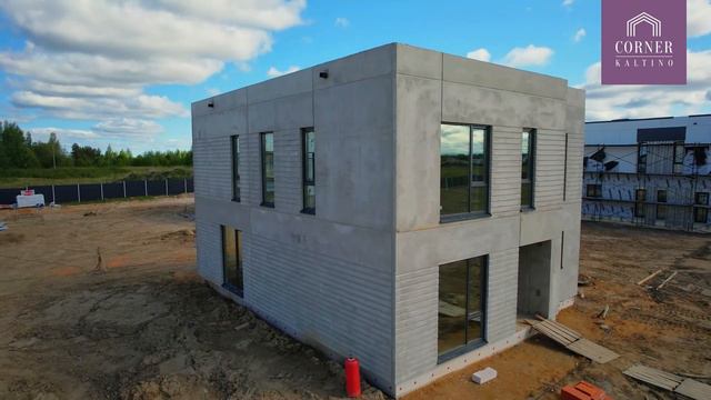 Коттеджный поселок CORNER KALTINO в Ленинградской области. Ход строительства. Май 2023 смотреть онлайн