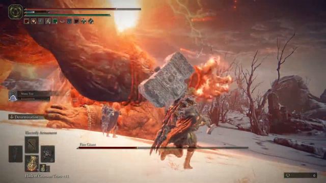 Elden Ring - STR Build Fire Giant Boss Fight смотреть онлайн