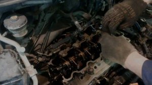 Снятие гбц хонда фит 2002 г.в. часть 3