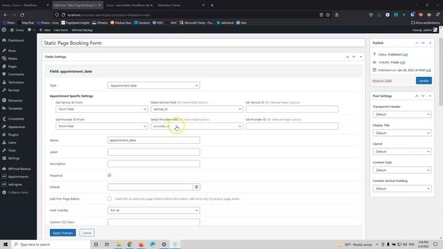 Add Booking Appointment Functionality in WordPress Video 3 - Forms Functionality смотреть онлайн