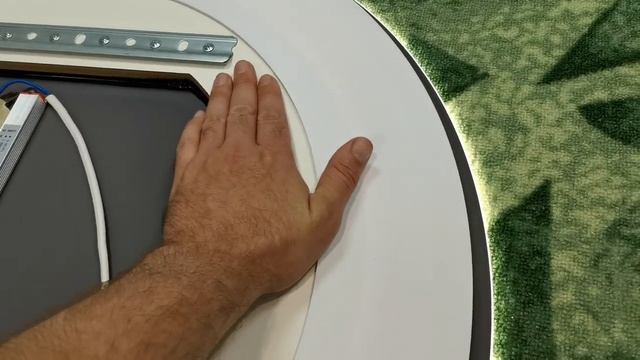 Зеркало Соарс круг с фронтальной подсветкой, конструкция смотреть онлайн