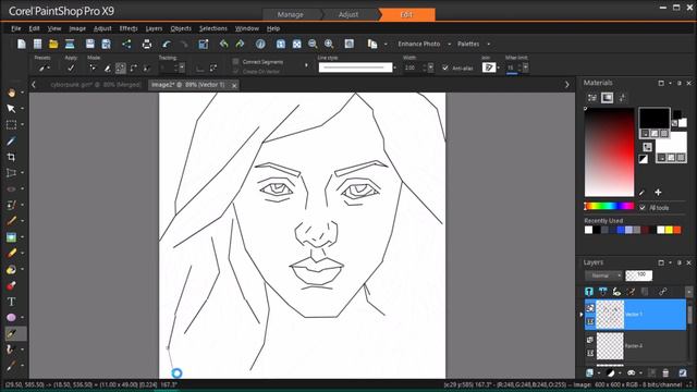 Cyberpunk girl speed painting part 1/2 смотреть онлайн