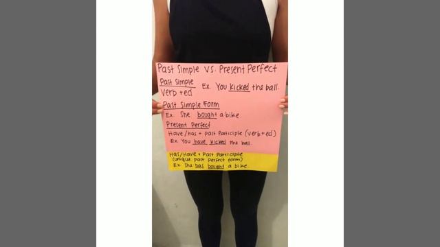 Present Perfect vs. Past Simple смотреть онлайн