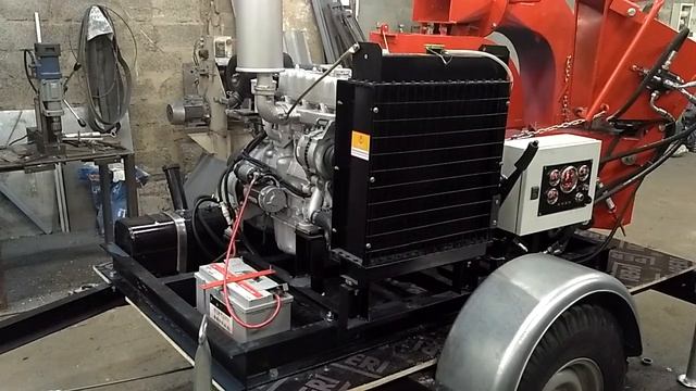 Дизельный двигатель водяного охлаждения QC490. Дизельный привод 490RD на установке Моби 200 смотреть онлайн