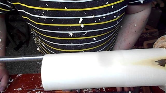 Точим солонку из липы / Woodturning
