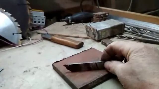 Лезвийный отрезной резец из пилы по дереву для токарного станка ТВ4 смотреть онлайн