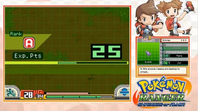 Pokemon Ranger Shadows of Almia Part 10 RAMPARDOS BOSS BATTLE Gameplay Walkthrough смотреть онлайн