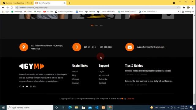How To Add Website Template In PHP | How To Make Complete Website In PHP| Website Template смотреть онлайн