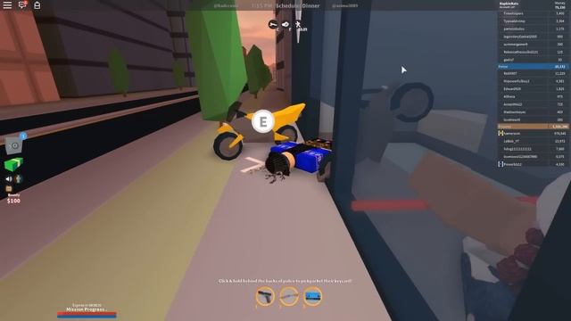 ROBBING THE BANK ON MOTORCYCLES! (ROBLOX Jailbreak) смотреть онлайн