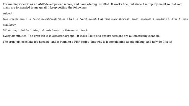Ubuntu: Keep getting mails about xdebug (2 Solutions!!) смотреть онлайн