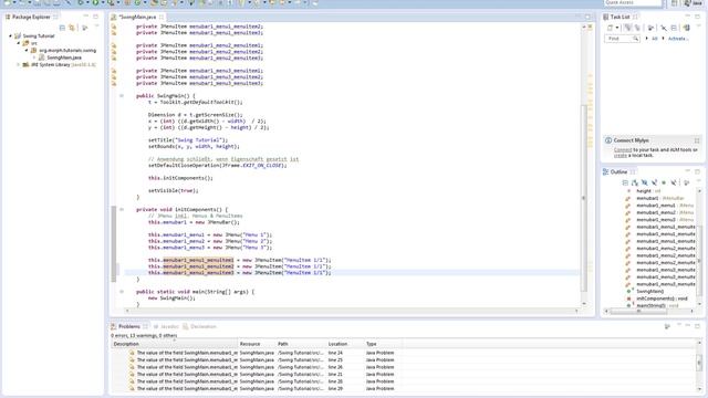Java Video Tutorial #023 [Deutsch][HD] Grafische Oberflächen mit Swing (Teil 2) смотреть онлайн