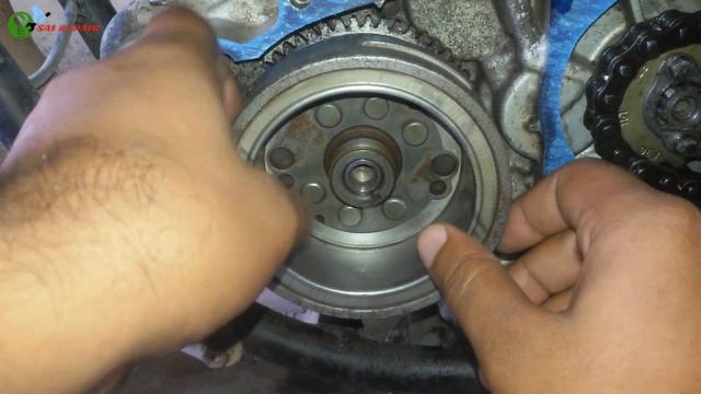 How to open magnet/flywheel of any motorcycle without special tool ( but with puller ) смотреть онлайн
