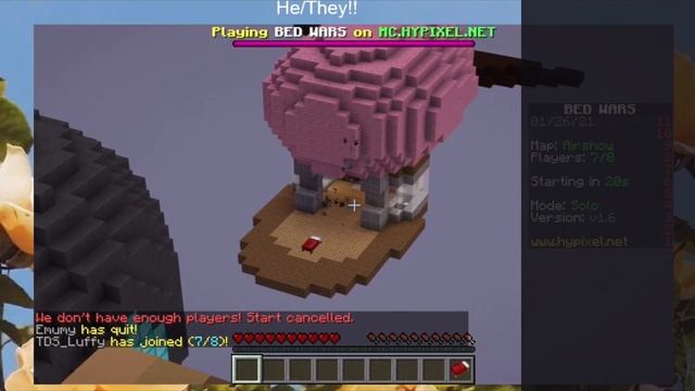 Day one of trying to get popular off of Java bedwars смотреть онлайн