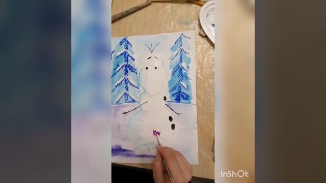 Рисуем акварелью. Дети. смотреть онлайн