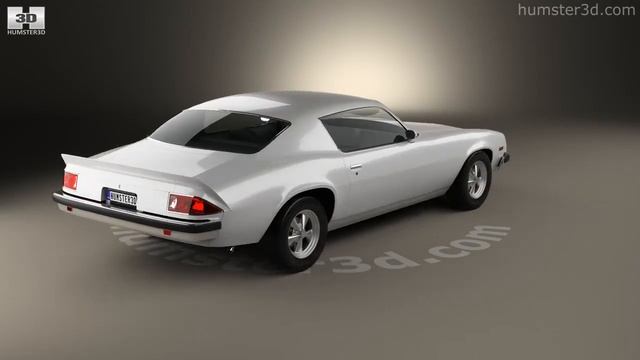 Chevrolet Camaro 1975 3D model by Hum3D.com смотреть онлайн