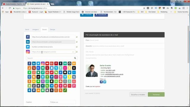 Como Criar uma Assinatura de Email Profissional e Gratuita? Outlook e Gmail смотреть онлайн