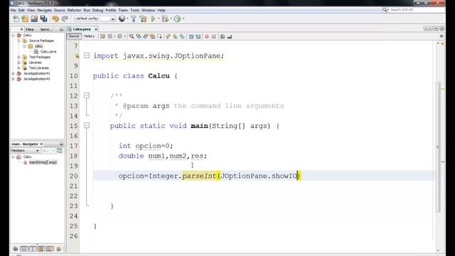 16.- Curso Java desde cero.- Calculadora con opciones (Con ventanas emergentes). смотреть онлайн