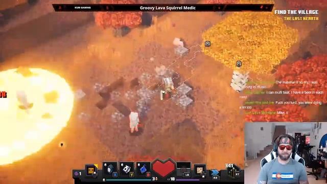 Groovy Plays Minecraft Dungeons | Groovy Lava Squirrel Medic Live смотреть онлайн