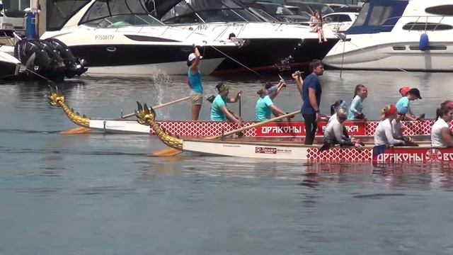 Гребля на "Драконах". Женщины. Финал(А) 200м. Кубок Семь Футов-2017. Владивосток смотреть онлайн