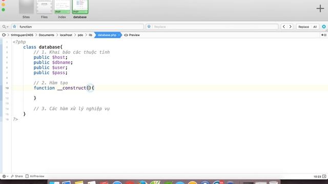 Xây dựng class database từ PDO смотреть онлайн