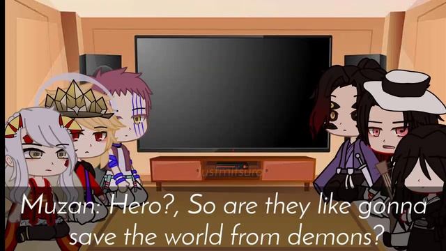 Uppermoons + Muzan React To My Hero Academia || 僕のヒーローアカデミア