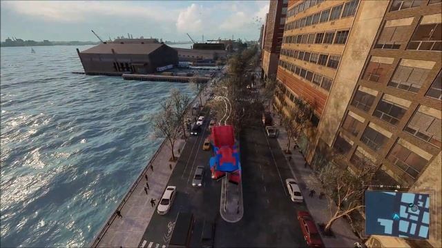 Spider-Man PC - Minecraft Suit MOD Free Roam Gameplay! смотреть онлайн