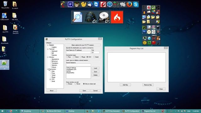 putty ssh private + public key windows and linux with puttygen смотреть онлайн