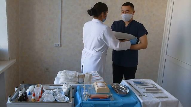 Алгоритм наложения повязки Дезо