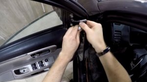 Как снять/заменить зеркало заднего вида Mitsubishi Pajero Sport 2008-2016 год