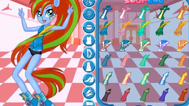 Rainbow Dash School Spirit Style (Девушки Эквестрии: Школьный стиль Радуги Дэш) - прохождение игры