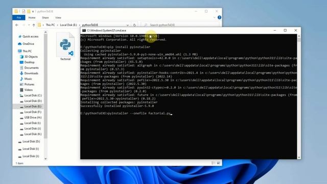 How to convert python file into exe file смотреть онлайн