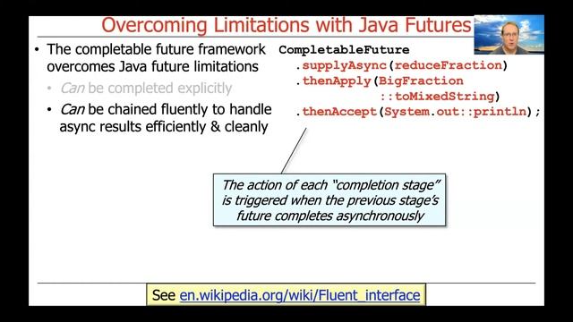 Recognize How Java Completable Futures Overcome Limitations of Java Futures смотреть онлайн