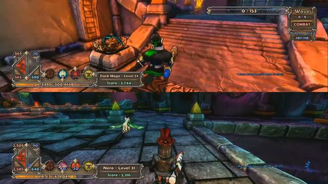 Dungeon Defenders - Splitscreen Co-op [HD] Playthrough part 14 смотреть онлайн