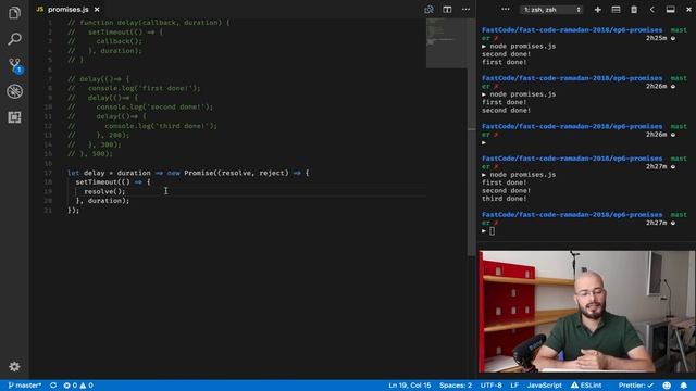 Promises in ES6 | FastCode #6 | [in Arabic] смотреть онлайн